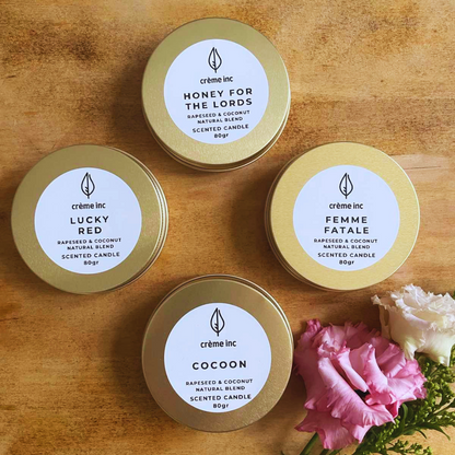 Choose your favorite Set of 4 – Golden candles